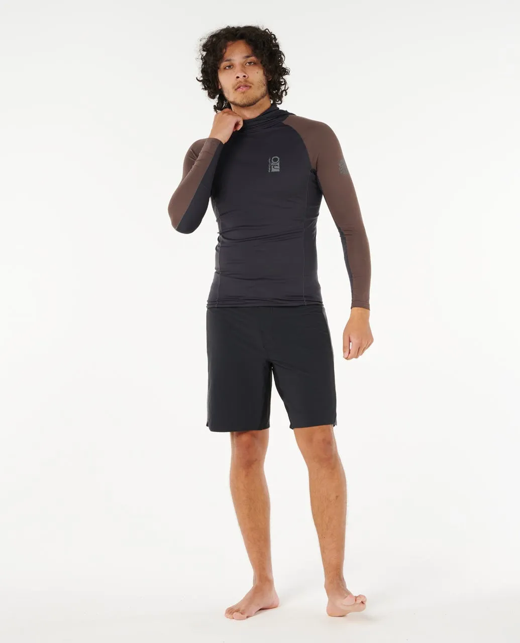 RIP CURL SEARCH UPF PERFORMANCE L/S HOOD | CAMISETA ANTI-UV MANGA LARGA CON CAPUCHA