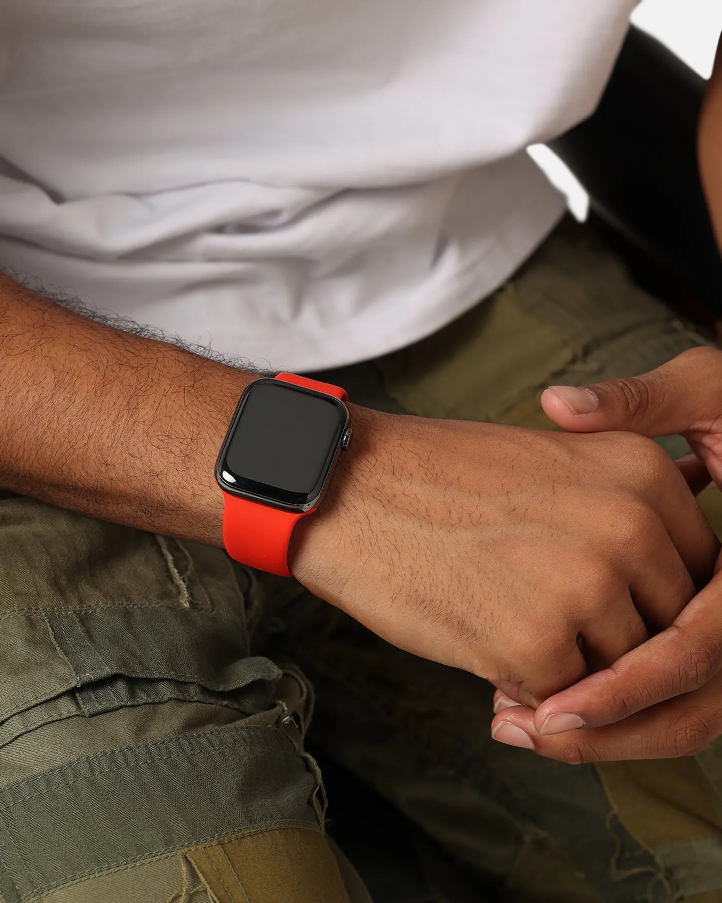 Saint Morta Silicone Band M001 Red