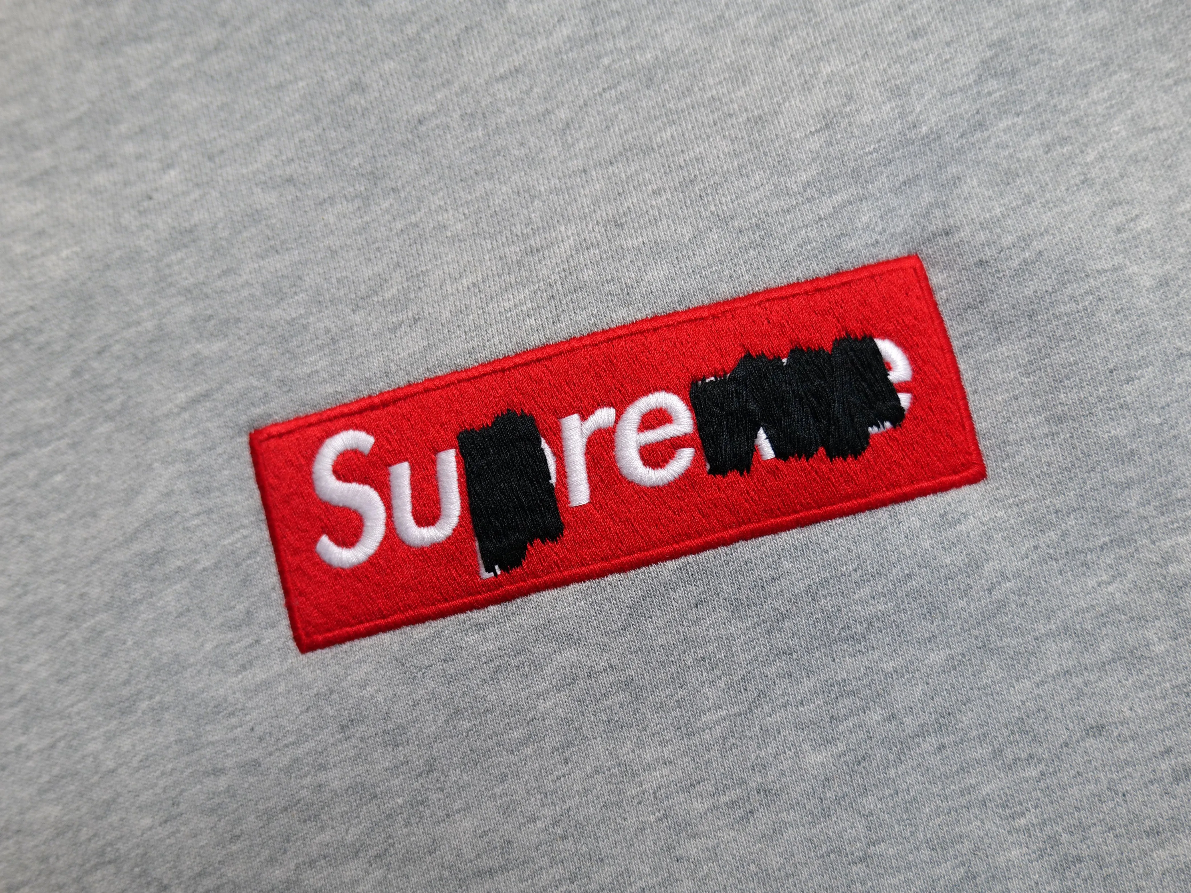 Sharpie Embroidered Super Heavyweight Crew - Athletic Heather
