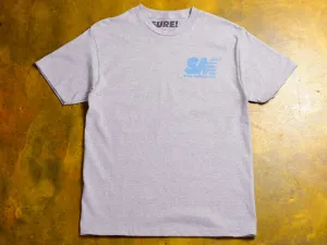 SM T-Shirt - Athletic Heather / Sky Blue