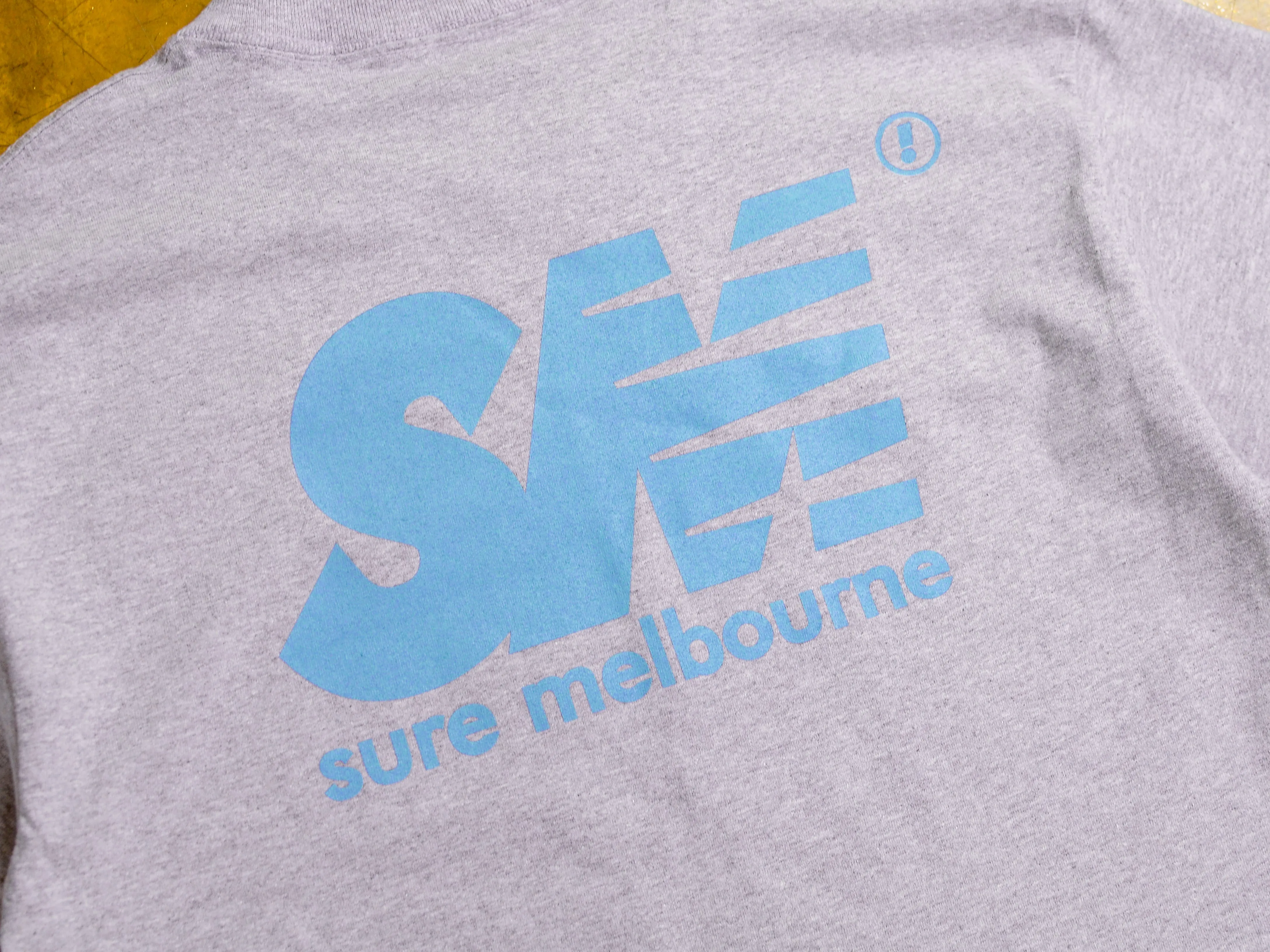 SM T-Shirt - Athletic Heather / Sky Blue