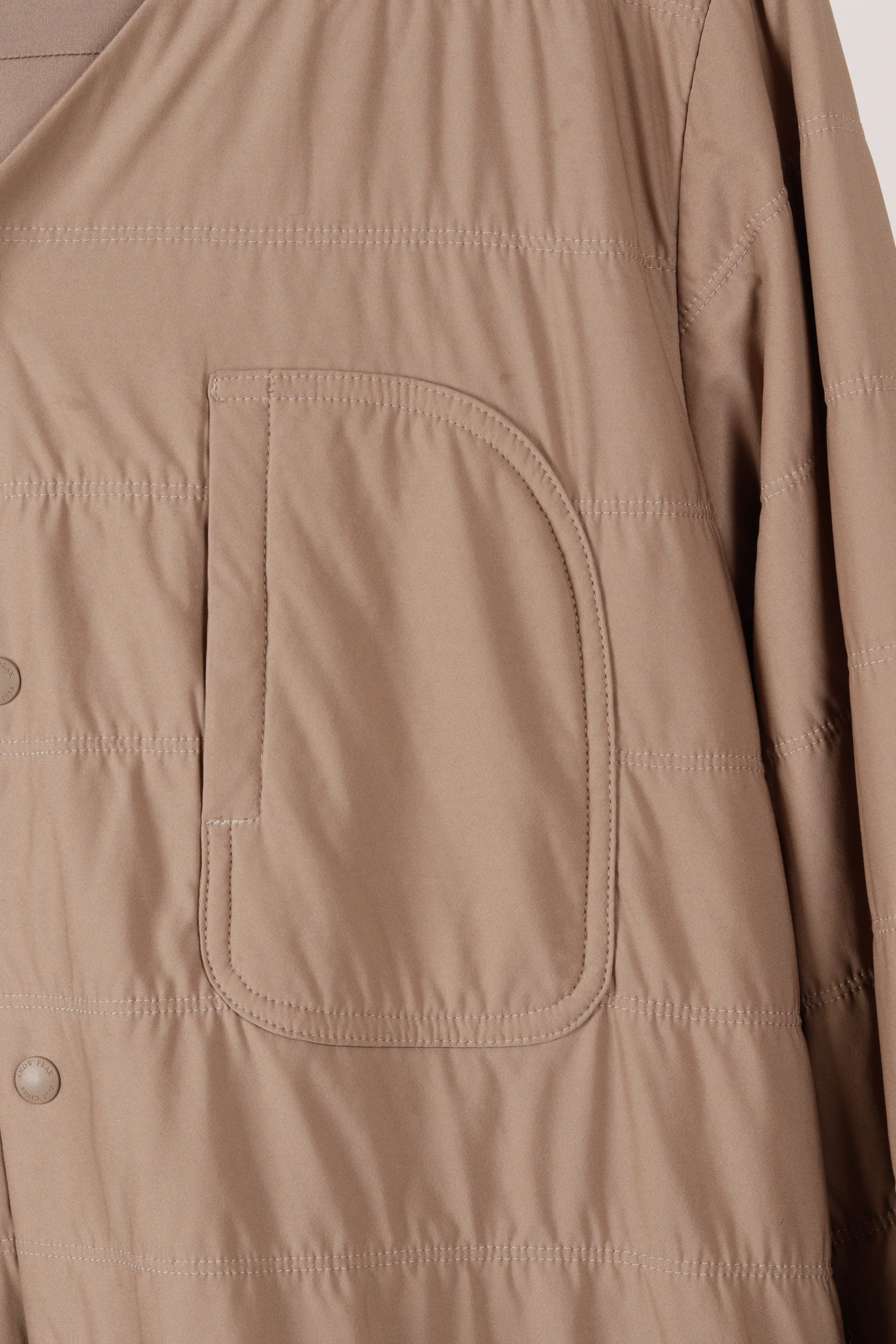 Snow Peak SS24 'Flexible Insulated' Cardigan Beige (2024)