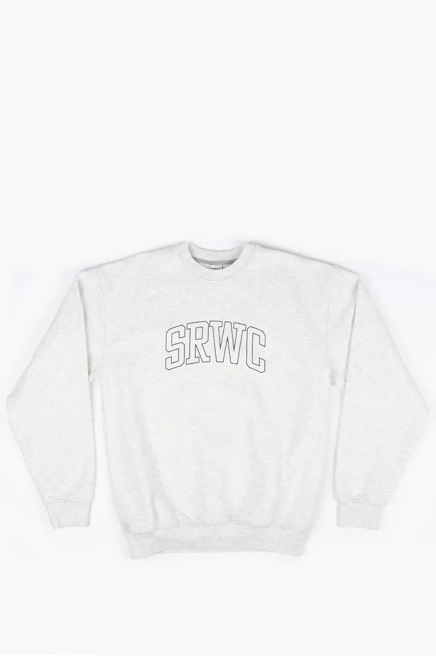 SPORTY AND RICH PRINCETON CREWNECK HEATHER GREY