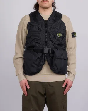 Stone Island Mebrana 3L TC Cargo Vest Black