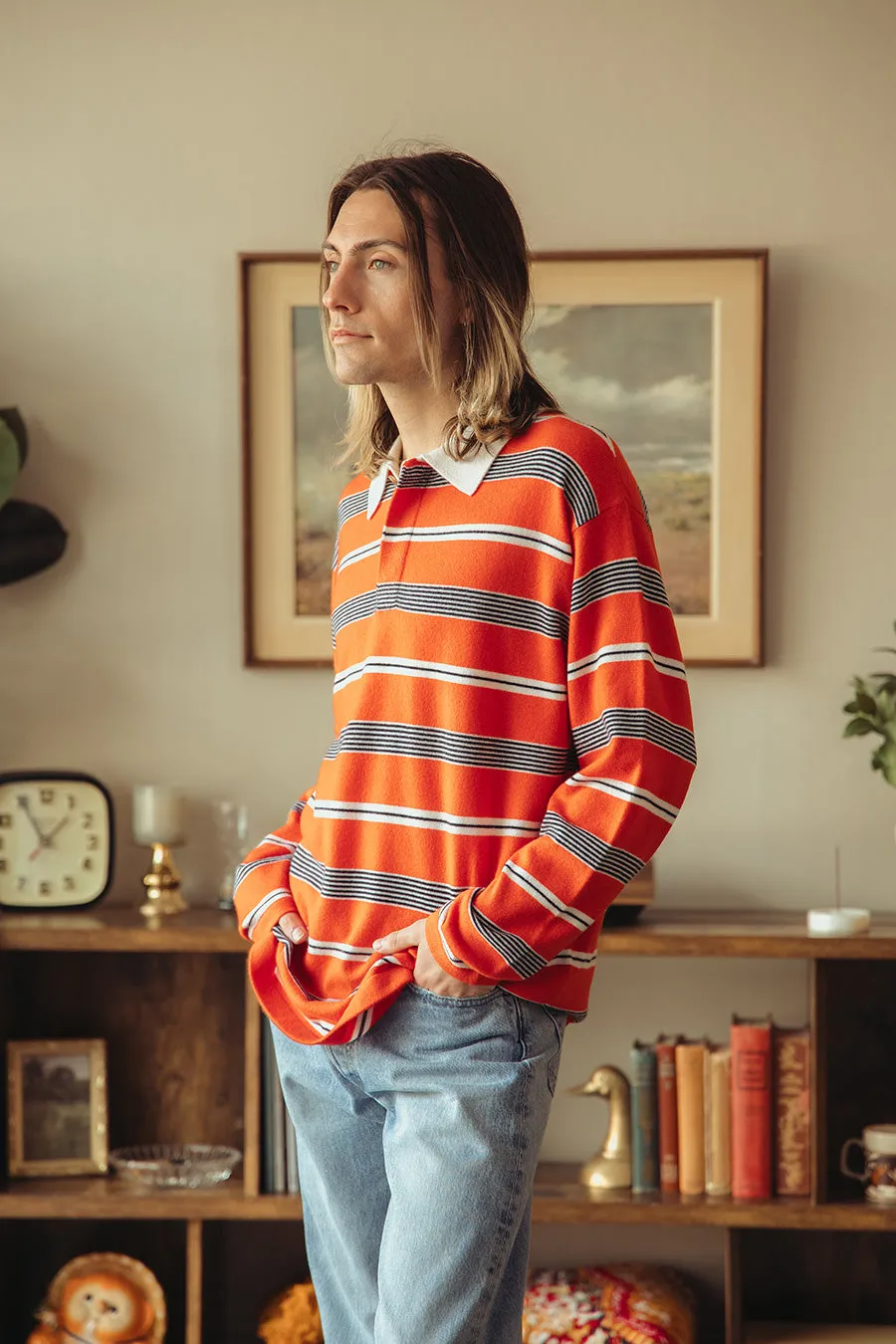 Striped Rugby - Cherry Combo