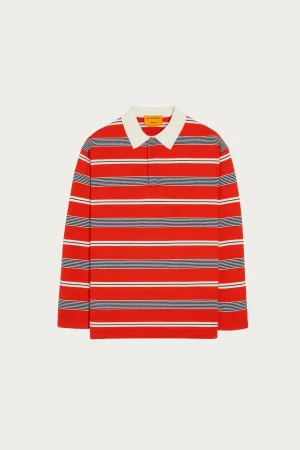 Striped Rugby - Cherry Combo