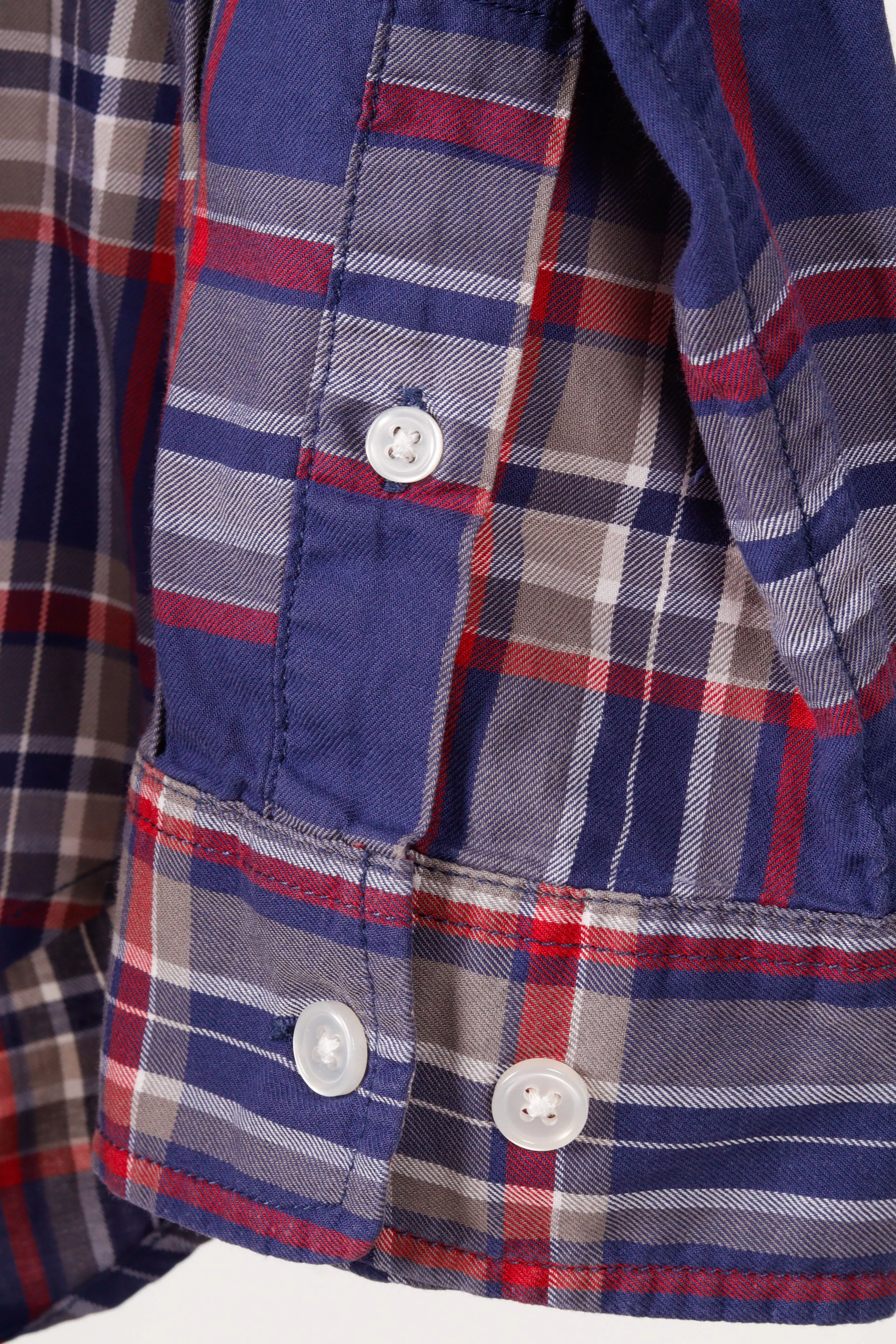 Supreme SS10 'Lightweight Plaid' Shirt Navy (2010)