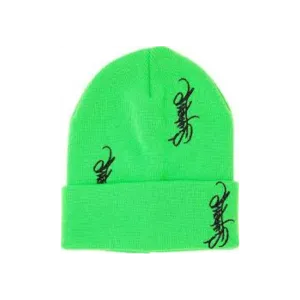 Supreme Tag Beanie Green