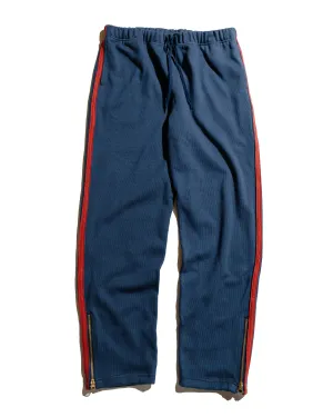 The Real McCoy's MC24124 Athletic Zipper Hem Pants Blue