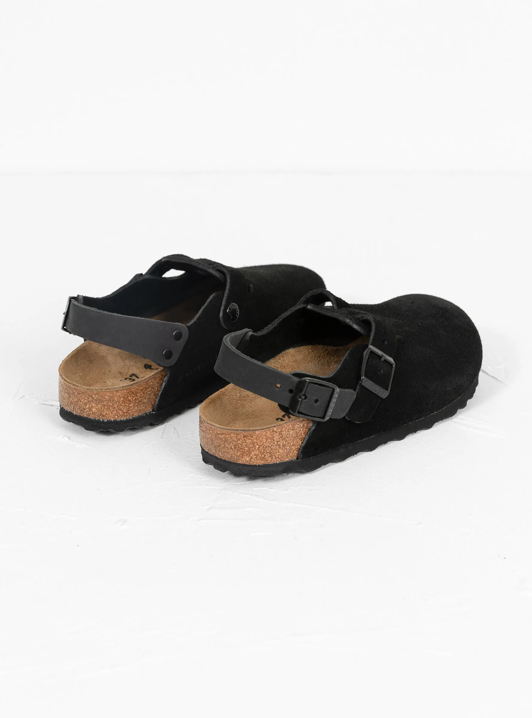 Tokio Suede Narrow Fit Sandals Black