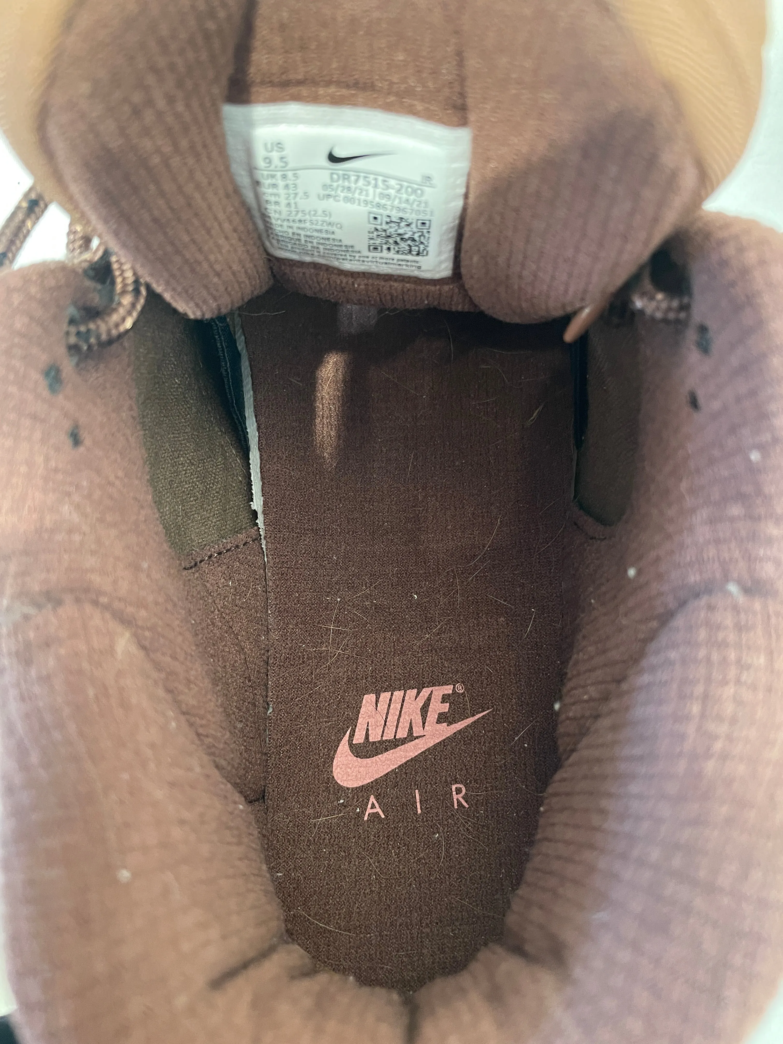 TRAVIS SCOTT/CACTUS JACK/Hi-Sneakers/US 9.5/BRD/Nike Air Trainer 1 SP