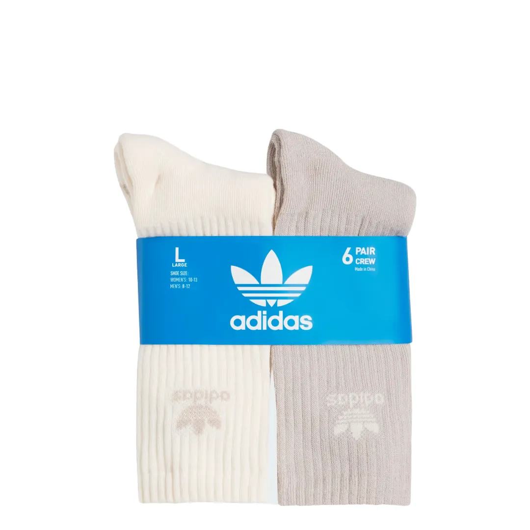TREFOIL CREW SOCKS (6 PAIRS)