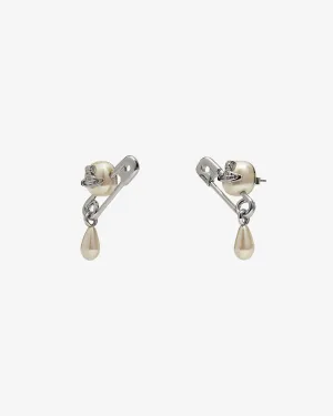 Vivienne Westwood - Women's Claude Small Stud Earrings - (Cream)